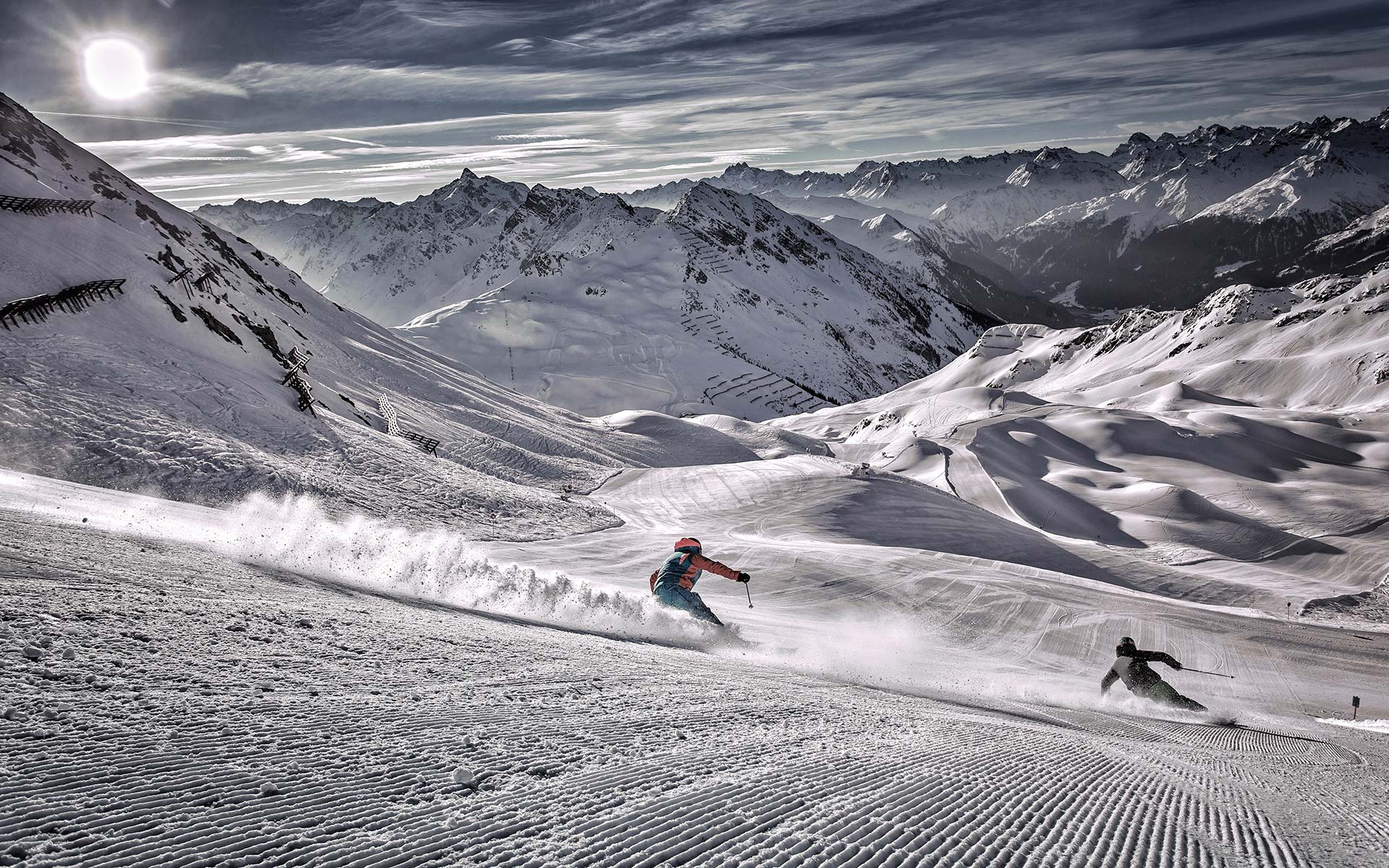 Hochjoch skifahren Montafon